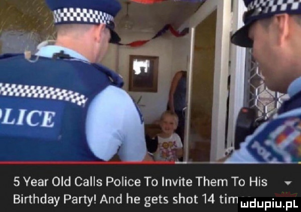 year ocd calls police to invite them to his v birthday party and he gees shot  timmdupiupl