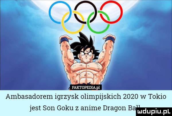 faktopedilpl ambasadorem igrzysk olimpijskich      w tokio jest son giku z anime dragon bema