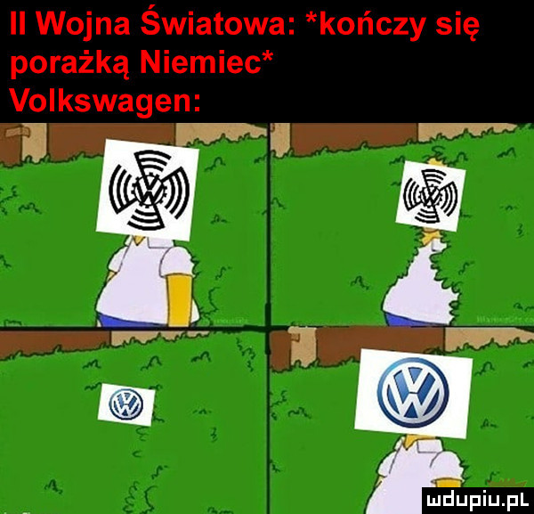 ll wojna światowa kończy się porażką niemiec volkswagen ii