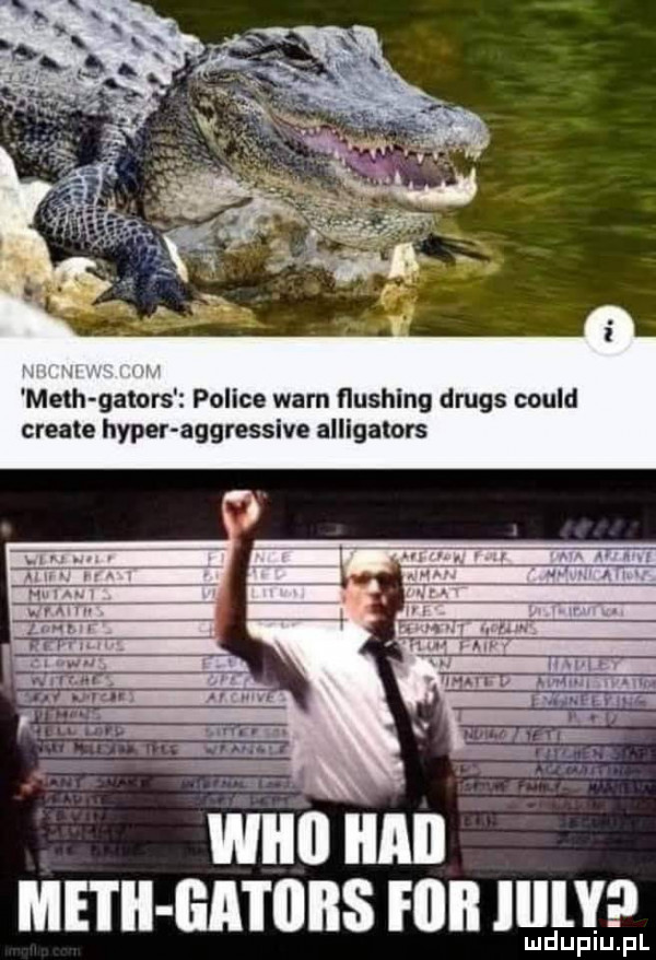 mech gators police warn flushing drugs could create hiper aggressive alligators włom man mans rnnlulvn lud uplu. pl