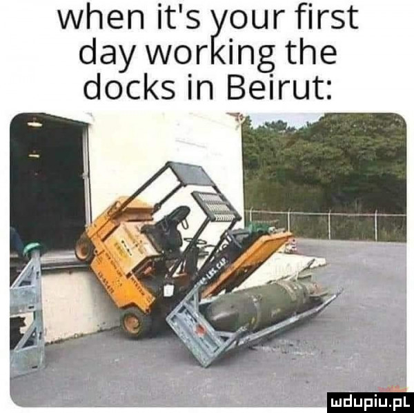 wien it s ourfirst dcy wor ing tee docks in bejrut