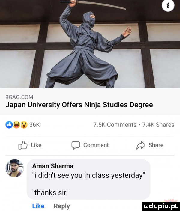 qgag com japan university offers ninja studies degree o   k    k commems   k shares c like c comment stare h b aman sharpa i dian t sie y-u in claus yesterday thanks sir uke naw