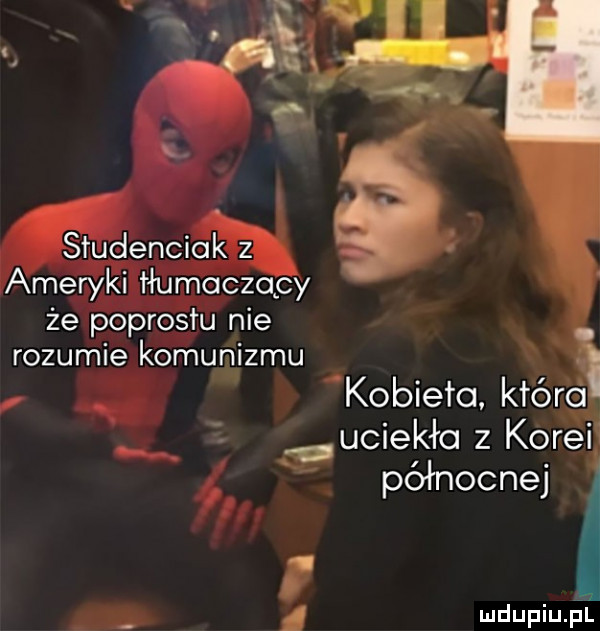 studenciak z ameryki tłumaczący że podrostu nie rozumie komunizmu kobieto którc ji uciekło z korei północnej t i in   mduplu pl