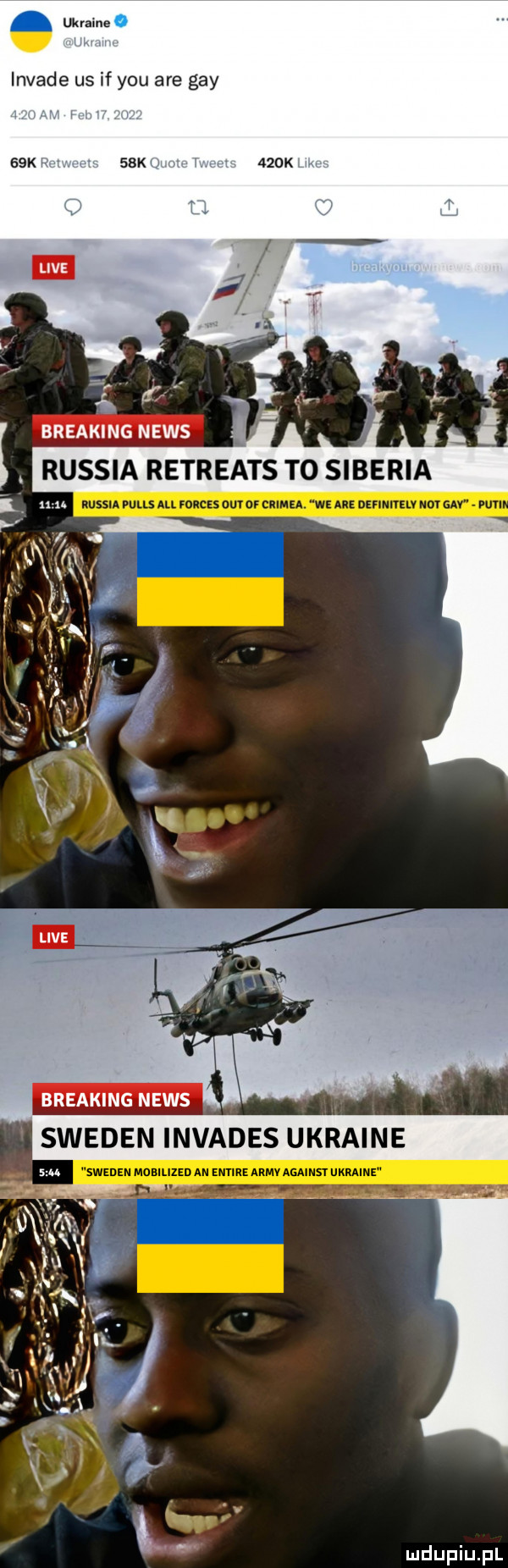 ukraine invade us if y-u are gay