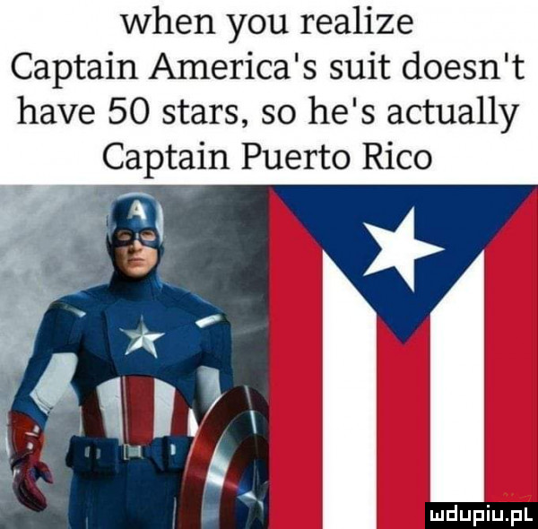 wien y-u realize captain ameriga s suit doesn t hace    stars so he s actually ludu iu. l