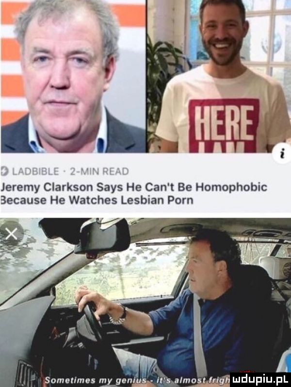 jeremy clarkson saks he cen t be homophobic because he watches lesbian poen