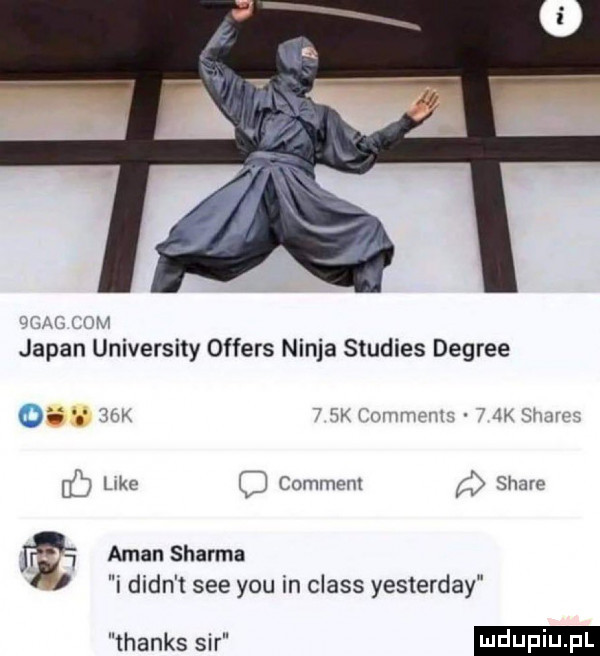 xr. m japan university offers ninja studies degree o w   nx tmwwsw w mm   like q comment a stare r aman sharpa w l i dian t sie y-u in claus yesterday thanks sir