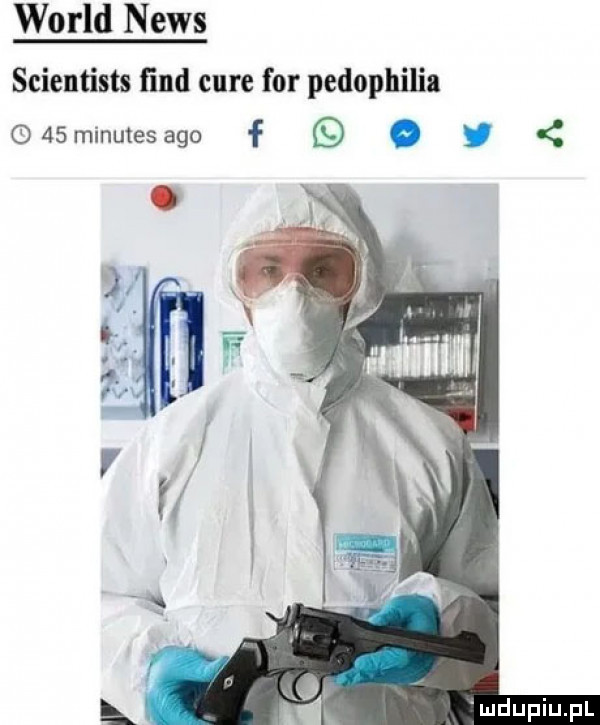 wored news scientists ﬁnd cure for pedophilia o    minutes ago f