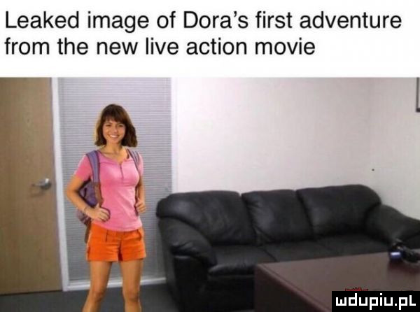 leaked image of dora s fiest adventure from tee naw live action mobie