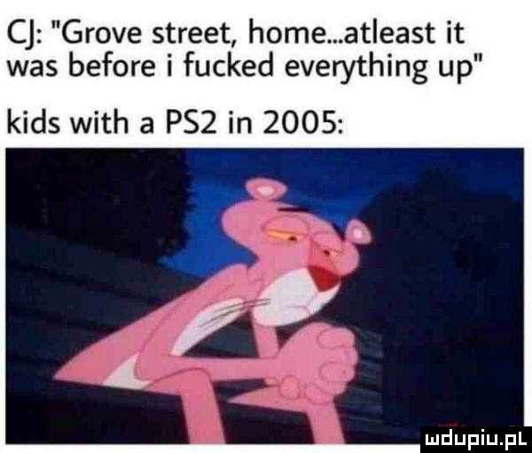 cj grove street home atleast it was before i fucked everything up kies with a psz in