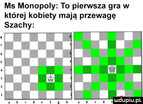 ms monopoly to pierwsza gra w której kobiety mają przewagę szachy