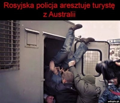Rosyjska policja aresztuje turystę z Australii