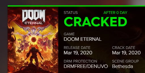 status after a dcy game dcom hernal release date crack date mar         mar   .      drm protection scene gpollp drmfrehdenuvo bethesda