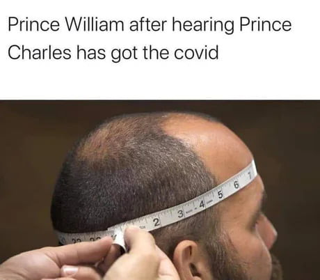 psince william after hearing psince charles has got tee covid