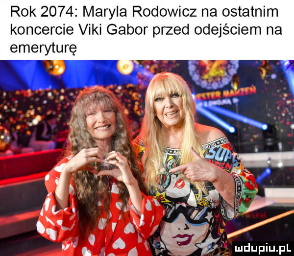 rok      maryla rodowicz na ostatnim koncercie vidi gabor przed odejściem na emeryturę