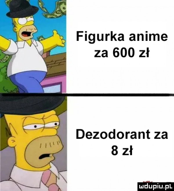 figurka anime za     zł. x dezodorant za   zł