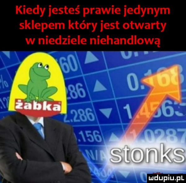 kiedy jesteś prawie jedynym sklepem który jest otwarty w niedziele niehandlową mdeiupl