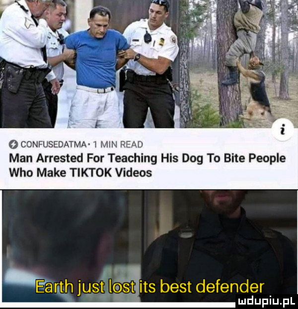 oconfusedatma   min f edd man arrested for teaching his dog to bite people who make tiktok videos r eur tb just list ihs best defender ludupiu. pl