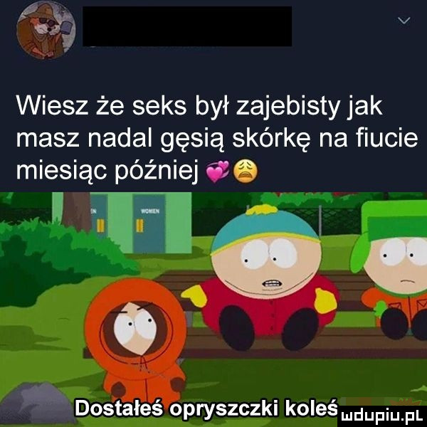 v wiesz że seks był zajebisty jak masz nadal gęsią skórkę na fiucie miesiąc później. ii ryte i. dos taieś opryszczki koleś duciu pl