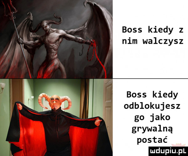 boss kiedy z nim walczysz boss kiedy odblokujesz go jako grywalną postać