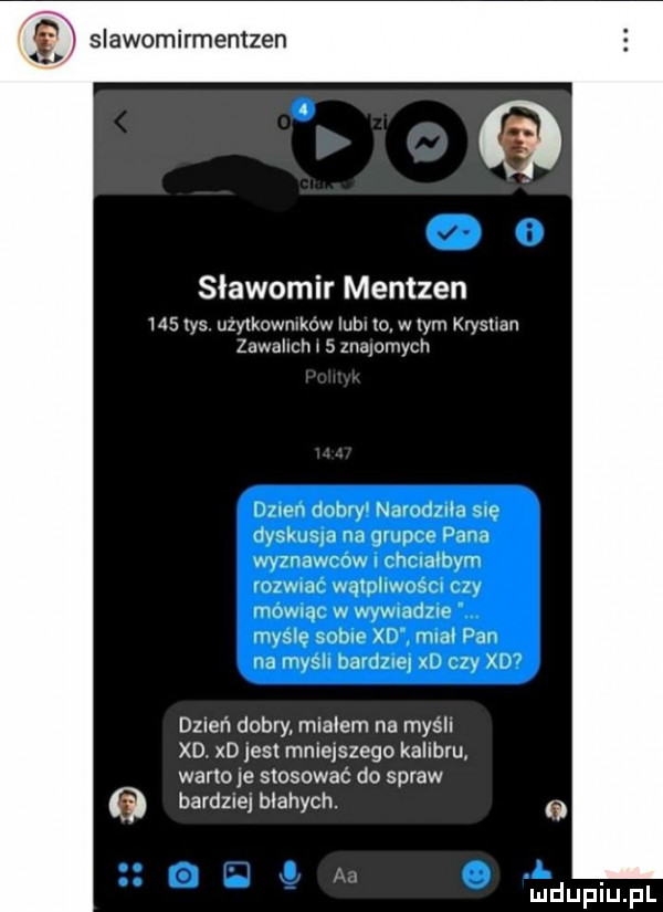 siawomirmentzen sławomir mentzen     las uzylkowmkow lub w. w ibm kryshan zawalach   znajomych mmm rvtvw w um m w u r xx uw wx m mw v mm ww uv w w w. ww mew i m a v mew x xl m dzień dobry mlalem na mas ll xd. xd jest mnierzego kalibru warto  e stosować do spraw bardziej błahych