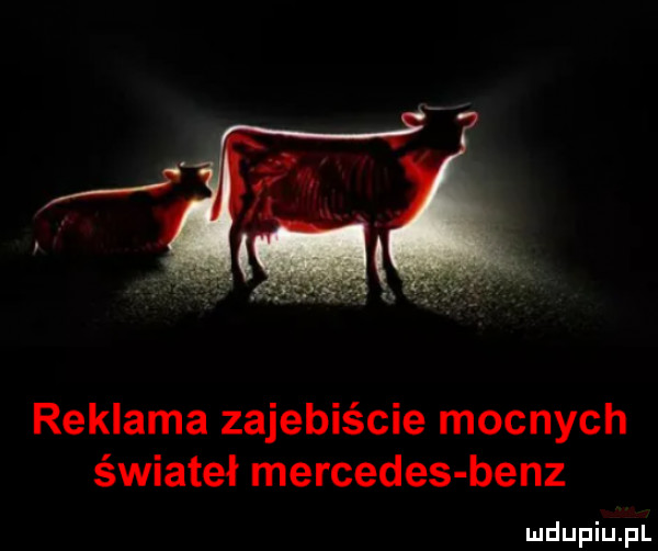 w   icęsv. reklama zajebiście mocnych świateł mercedes benz