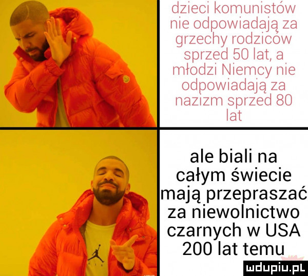 ale biali na całym świecie. mają przepraszać za niewolnictwo czarnych w usa a     lat temu
