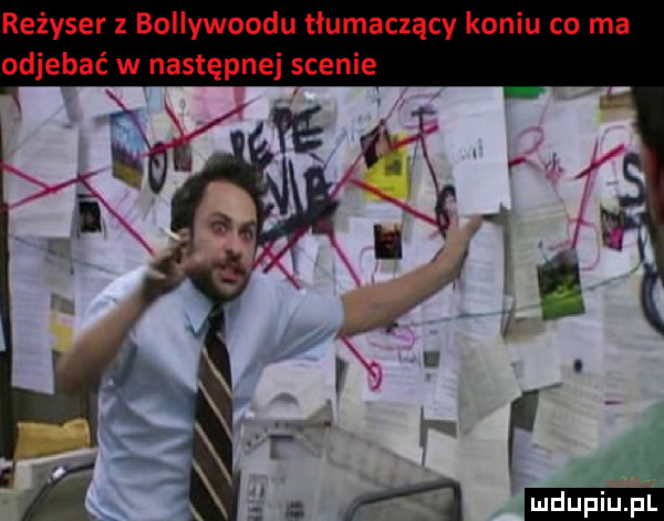 reżyser z bollywoodu tłumaczący koniu co ma odjebać w następnej scenie