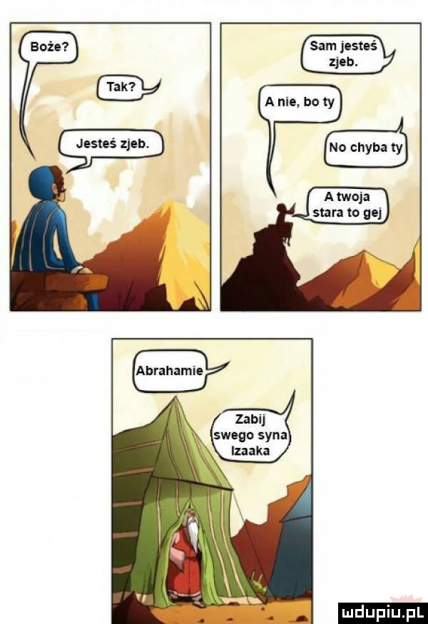 sam jesteś zjeb