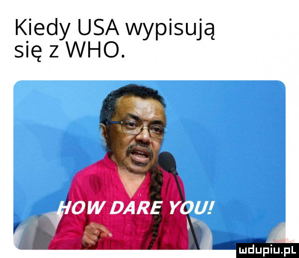 kiedy usa wypisują się   who