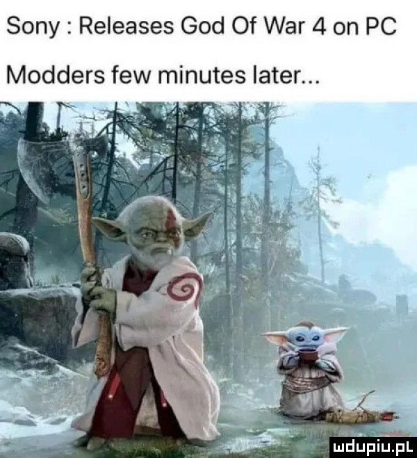 sony releases gad of war   on pc modders few minutes liter