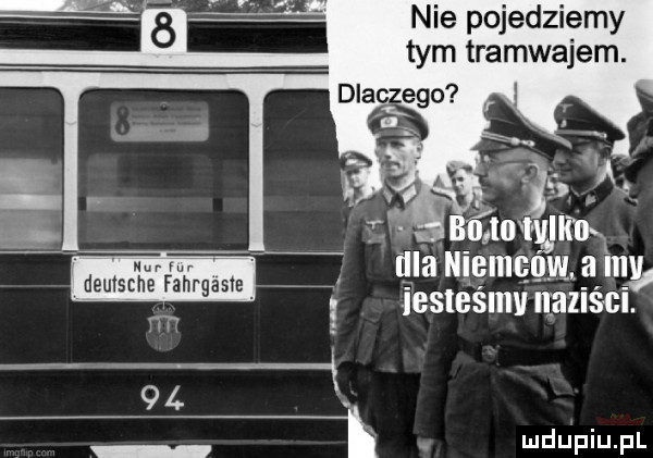 nie pojedziemy tym tramwajem. dlaczego i i irla nięmęnmmgx m deutsche fahrgasw iesm śmv hali m