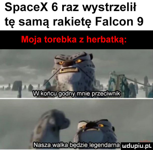 spacex   raz wystrzelił tę samą rakietę falkon   moja torebka z herbatką ł are. in it. abakankami f law końcu godny male przeélwmk. p. l nasza walka będzie legendarna