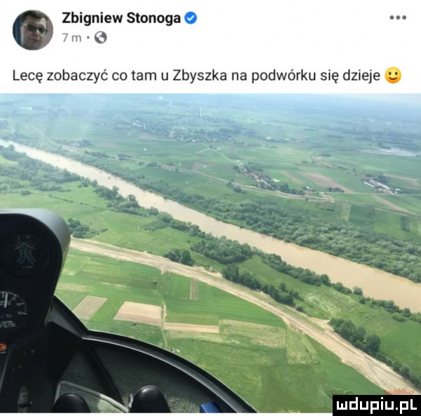 zbigniew stonoga o. abakankami lecę zobaczyć co lam u zbyszka na podwórku się dzieje l