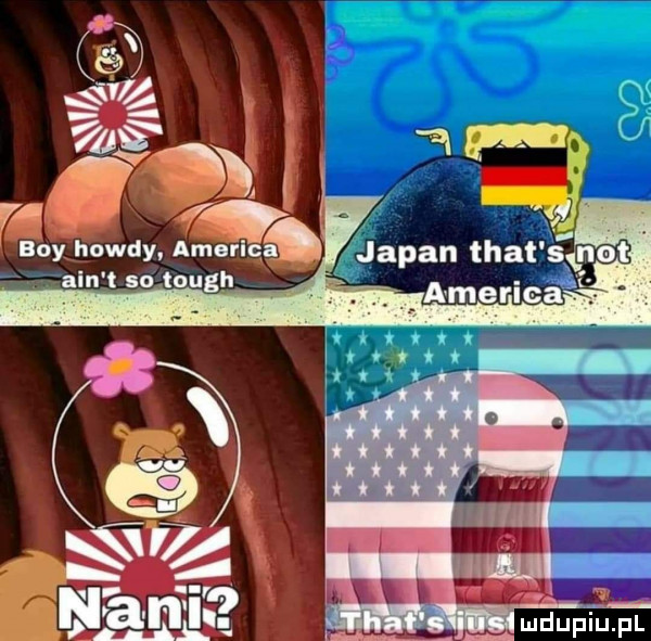 y-u away. abe japan trat s qot l. ameriga ain j so tough