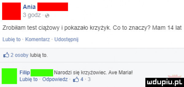 zrobwam test cwązowv pokazało kr n zek co to znaczy mam    wat lube m komentarz udoitennu   osob i ubwato filip narodzl me krzyzowe ave mana lameto oapumedz a