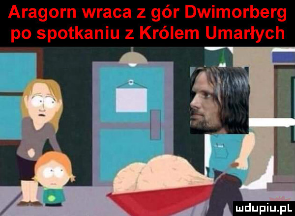 aragorn wraca z gér dwimorberg po spotkaniu z królem umarłych a