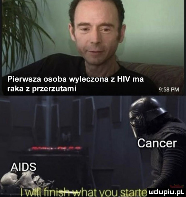 w pierwsza osoba wyleczona z hiv ma raka z przerzutami      pm   x i