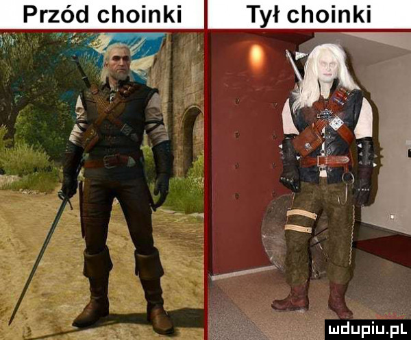 przód choinki tył choink