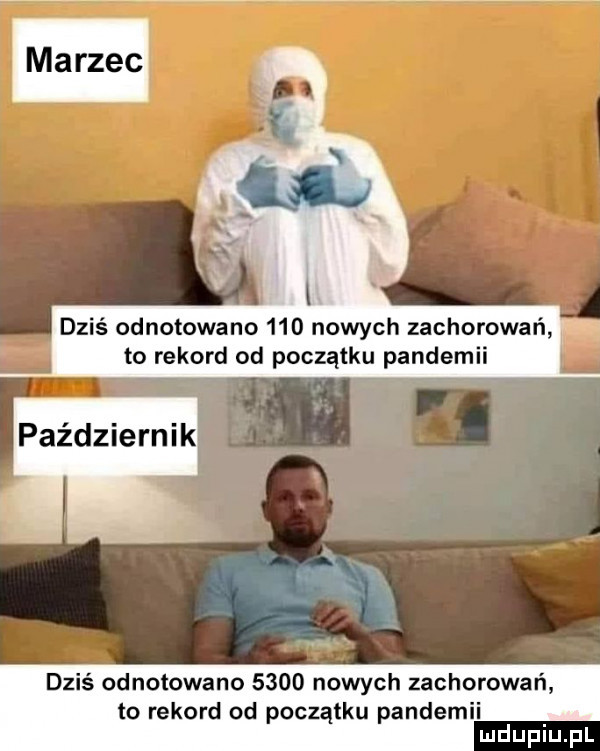 dziś odnotowano      nowych zachorowań to rekord od początku pandemii mduplu pl