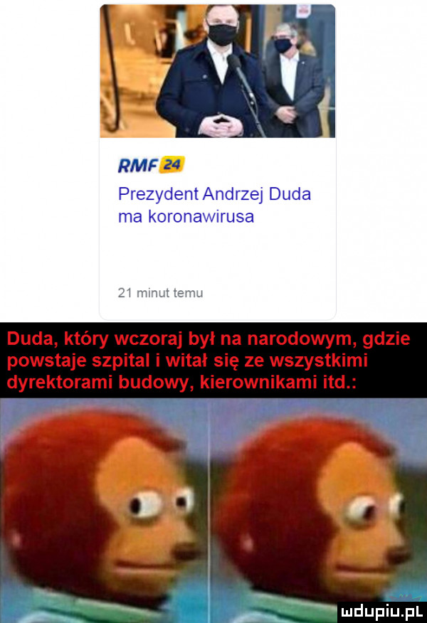 prezydentandrzej duda ma koronawirusa   mmm temu