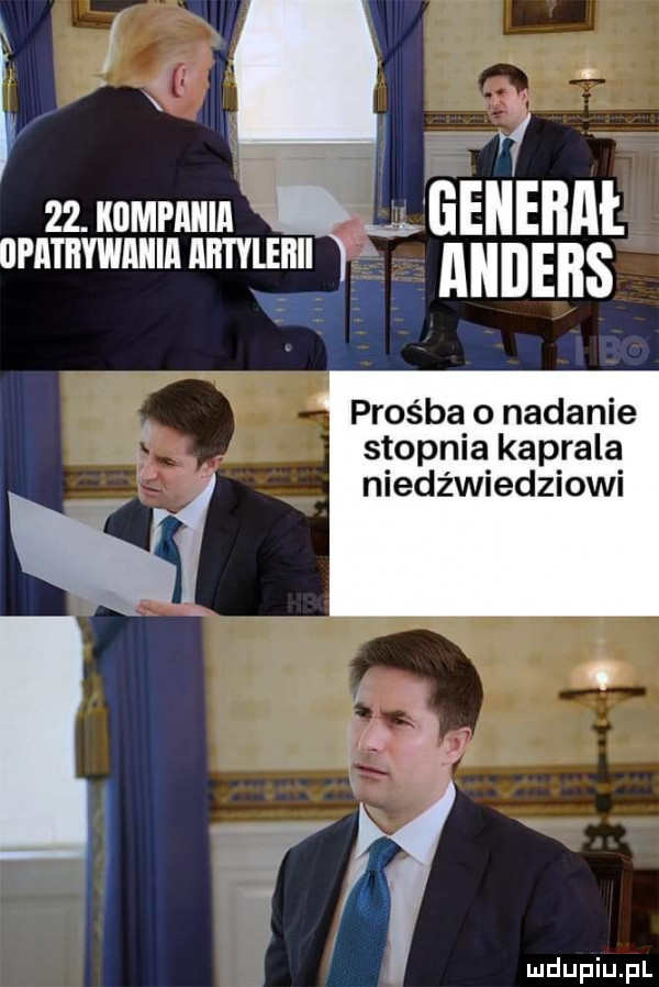mmm generał. opathywaiiiaahtylebii anbebs prośba o nadanie stopnia kaprala niedźwiedziowi
