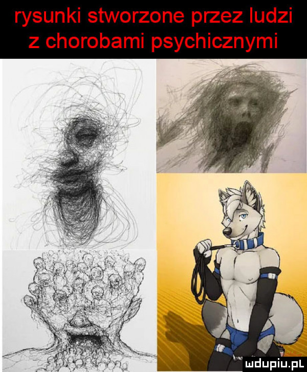 rysunki stworzone przez ludzi z chorobami psychicznymi ui u lu ibl il