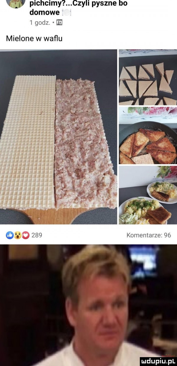 le pichcimy czyli pyszne bo domowe   godz e mielone w waﬂu