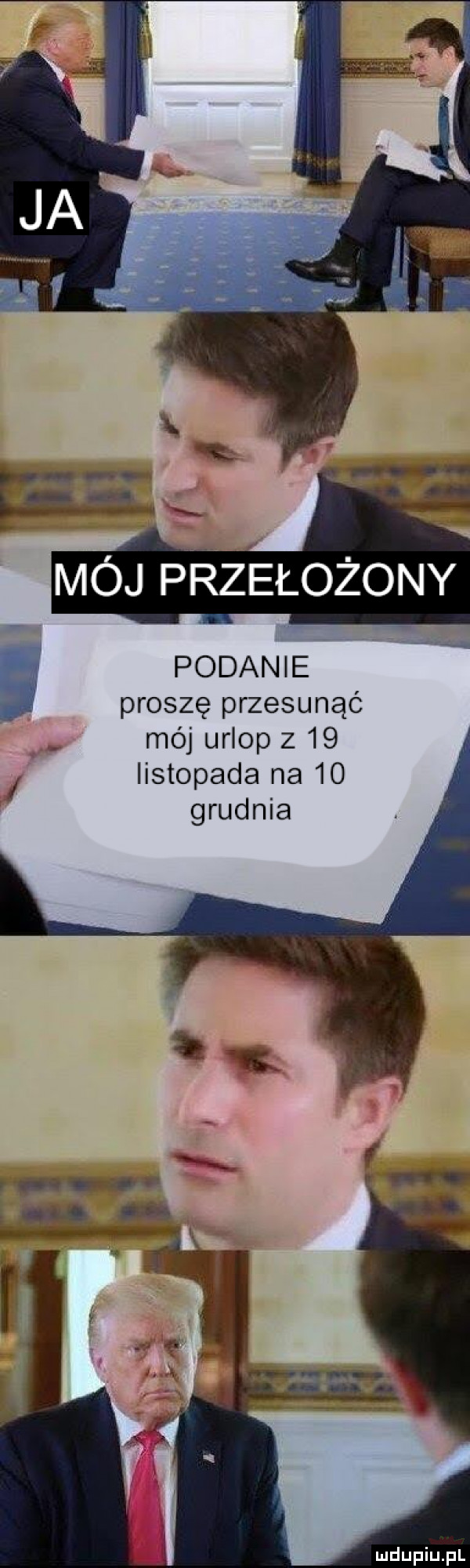 podanie proszę przesunąć mój urlop     listopada na    grudnia