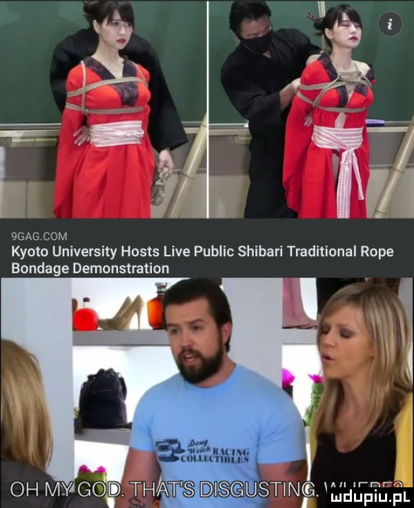 qgag com kioto university hosts live pudlic shibari traditional rope bondage demonstration uu n. g. u nin lud upiu. pl