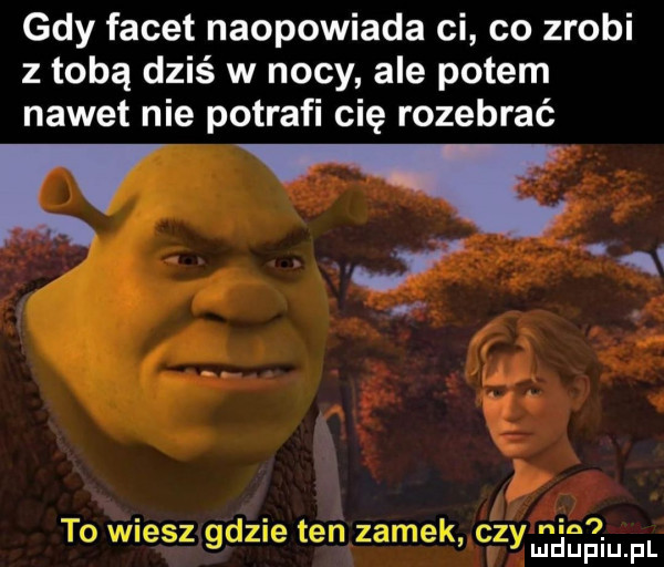 gdy facet naopowiada ci co zrobi z tobą dziś w nocy ale potem nawet nie potrafi cię rozebrać  . abakankami w. t d t k lania o wiesz g zle en zame cęzyuldupiupl