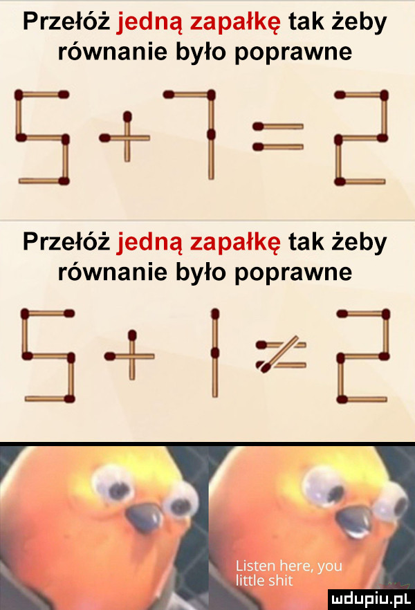 przełóż tak żeby równanie było poprawne e przełóż tak żeby równanie było poprawne nag