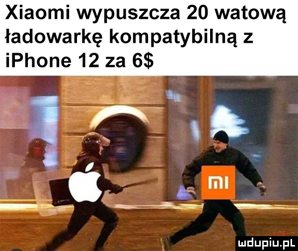 xiaomi wypuszcza    watową ładowarkę kompatybilną z iphone    za   h f sk. abakankami b. abakankami a m