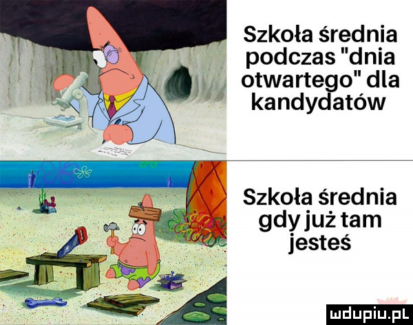 szkoła średnia podczas dnia otwartego dla kandydatów vi w jesteś ludu iu. l